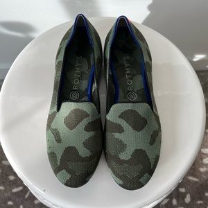 Rothys Olive Camo Loafer
